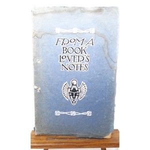 Antique 1910 Soft Pamphlet Style Book "From A Book Lover's Notes" Poems